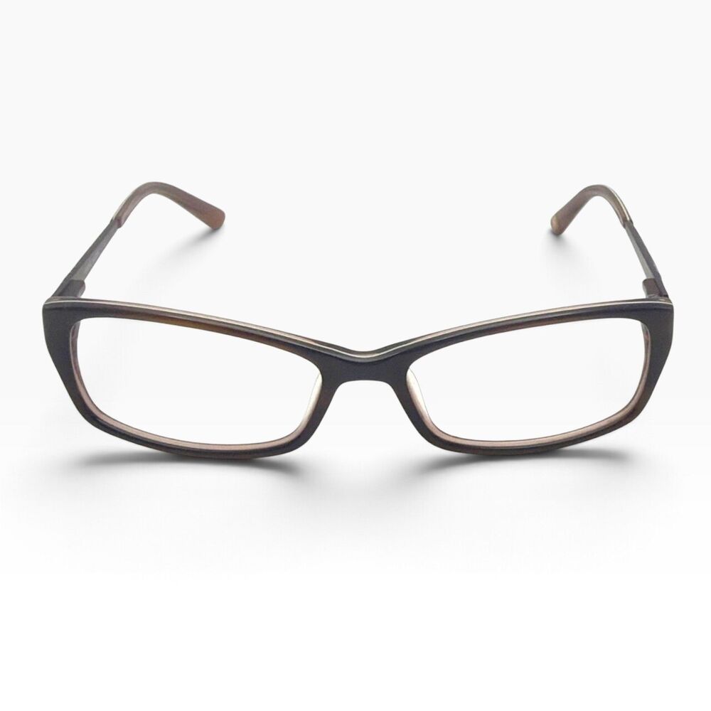 Anne Klein Women’s AK5027 208 Mocha Horn Eyeglasses Frame 52-15-135 mm